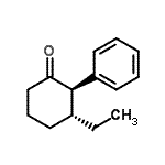 CAS 登录号：586961-62-8， (2R,3R)-3-乙基-2-苯基环己酮