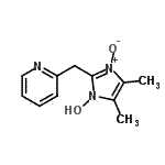 CAS 登录号：586964-47-8， 4,5-二甲基-2-(2-吡啶基甲基)-1H-咪唑-1-醇3-氧化物