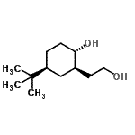 CAS 登录号：586977-44-8， (1S,2R,4S)-2-(2-羟基乙基)-4-(2-甲基-2-丙基)环己醇