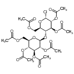 CAS 登录号:58720-13-1, 2,3,6-三-O-乙酰基-4-O-(2,3,4,6-四-O-乙酰基-beta-D-吡喃葡萄糖基)-alpha-D-吡喃葡萄糖基氯化物