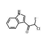 CAS 登录号：58750-64-4， 2-氯-2-氟-1-(1H-吲哚-3-基)乙酮