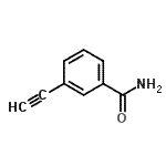 CAS 登录号：587878-75-9， 3-乙炔基苯甲酰胺