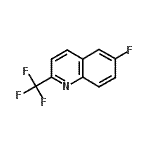 CAS 登录号：587885-96-9， 6-氟-2-(三氟甲基)喹啉
