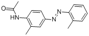 CAS 登录号：588-23-8， 4-乙酰氨基-2',3-二甲基偶氮苯