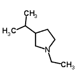 CAS 登录号：588672-49-5， 1-乙基-3-异丙基-吡咯烷