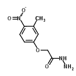 CAS 登录号：588679-98-5， 2-(3-甲基-4-硝基苯氧基)乙酰肼