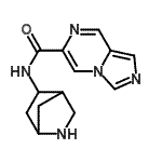 CAS 登录号：588725-52-4， N-(2-氮杂双环[2.2.1]庚-5-基)咪唑并[1,5-a]吡嗪-6-甲酰胺