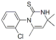 CAS 登录号:58913-87-4, 1-(2-氯苯基)-3,4-二氢-4,4,6-三甲基-2(1H)-嘧啶硫酮