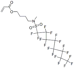 CAS 登录号：58920-31-3， 4-[[(十七氟辛基)磺酰基]甲基氨基]丁基丙烯酸酯