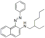 CAS 登录号:58935-87-8, N-(2-乙基己基)-1-(苯基偶氮)萘-2-胺