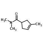 CAS 登录号：58944-15-3， N,N,3-三甲基-3-环戊烯-1-甲酰胺