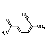 CAS 登录号：58964-85-5， (3E,5Z)-6-甲基-3,5-辛二烯-7-炔-2-酮