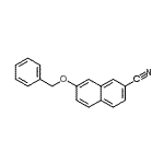 CAS 登录号：590369-74-7， 7-(苄氧基)-2-萘甲腈
