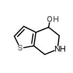 CAS 登录号：59038-47-0， 4,5,6,7-四氢噻吩并[2,3-c]吡啶-4-醇