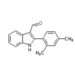 CAS 登录号：590390-99-1， 2-(2,4-二甲基苯基)-1H-吲哚-3-甲醛