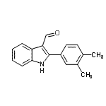 CAS 登录号：590391-01-8， 2-(3,4-二甲基苯基)-1H-吲哚-3-甲醛