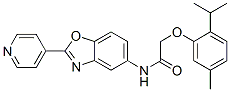 CAS 登录号：590394-01-7， 2-[5-甲基-2-(异丙基)苯氧基]-N-[2-(吡啶-4-基)-5-苯并恶唑基]-乙酰胺