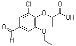 CAS#: 590395-60-1, 2-(2-Chloro-6-Ethoxy-4-Formylphenoxy)Propanoic Acid