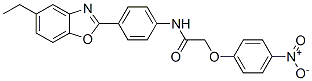 CAS 登录号：590396-10-4， N-[4-(5-乙基-2-苯并恶唑基)苯基]-2-(4-硝基苯氧基)-乙酰胺