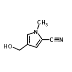 CAS 登录号：590409-82-8， 4-(羟基甲基)-1-甲基-1H-吡咯-2-甲腈