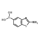 CAS 登录号：590417-69-9， (2-氨基-1,3-苯并噻唑-5-基)硼酸