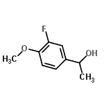CAS 登录号：590417-81-5， 1-(3-氟-4-甲氧基苯基)乙醇