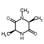 CAS 登录号：59042-86-3， (3S,6S)-1,3,6-三甲基-2,5-哌嗪二酮