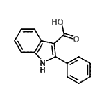 CAS 登录号：59050-38-3， 2-苯基-1H-吲哚-3-羧酸