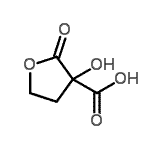 CAS 登录号：59107-75-4， 3-羟基-2-氧代四氢-3-呋喃羧酸