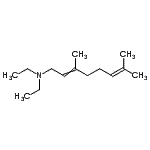 CAS 登录号：59117-55-4， N,N-二乙基-3,7-二甲基-2,6-辛二烯-1-胺