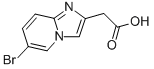 CAS 登录号：59128-15-3， (6-溴-咪唑并[1,2-a]吡啶-2-基)-乙酸