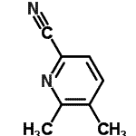 CAS 登录号：59146-67-7， 5,6-二甲基-2-吡啶甲腈