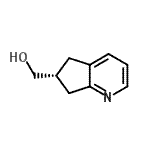 CAS 登录号：591768-73-9， (6R)-6,7-二氢-5H-环戊二烯并[b]吡啶-6-基甲醇