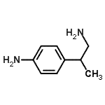 CAS 登录号：59182-62-6， 4-(1-氨基-2-丙基)苯胺