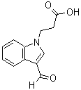 CAS 登录号：59213-02-4， 3-(3-甲酰基-1H-吲哚-1-基)丙酸