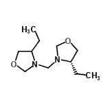 CAS 登录号：592552-61-9， (4S)-3,3'-亚甲基二(4-乙基-1,3-恶唑烷)