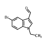 CAS 登录号：593235-94-0， 5-溴-1-乙基-1H-吲哚-3-甲醛