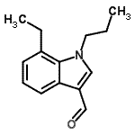 CAS 登录号：593237-19-5， 7-乙基-1-丙基-1H-吲哚-3-甲醛