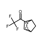 CAS 登录号：59438-66-3， 2,2,2-三氟-1-(2-氧杂-3-氮杂双环[2.2.1]庚-3-基)乙酮