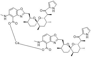 CAS 登录号：59450-89-4， 卡西霉素半钙盐