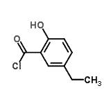 CAS 登录号：59470-90-5， 5-乙基-2-羟基苯甲酰氯