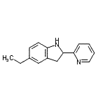 CAS 登录号：594817-04-6， 5-乙基-2-(2-吡啶基)吲哚啉