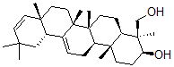 CAS 登录号：595-14-2， 大豆皂醇 C
