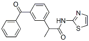 CAS 登录号:59512-34-4, 2-(3-苯甲酰基苯基)-N-(2-噻唑基)丙酰胺