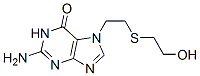 CAS#: 5966-31-4, 2-Amino-1,7-Dihydro-7-(2-((2-Hydroxyethyl)Thio)Ethyl)-6H-Purin-6-One