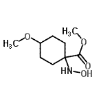 CAS 登录号：596806-75-6， 甲基1-(羟基氨基)-4-甲氧基环己甲酸酯