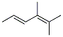 CAS 登录号：59681-35-5， (4E)-2,3-二甲基己-2,4-二烯