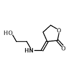 CAS 登录号：596818-34-7， (3E)-3-{[(2-羟基乙基)氨基]亚甲基}二氢-2(3H)-呋喃酮
