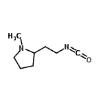 CAS 登录号：596826-70-9， 2-(2-异氰酸乙基)-1-甲基吡咯烷