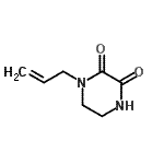 CAS 登录号：59702-38-4， 1-烯丙基-2,3-哌嗪二酮